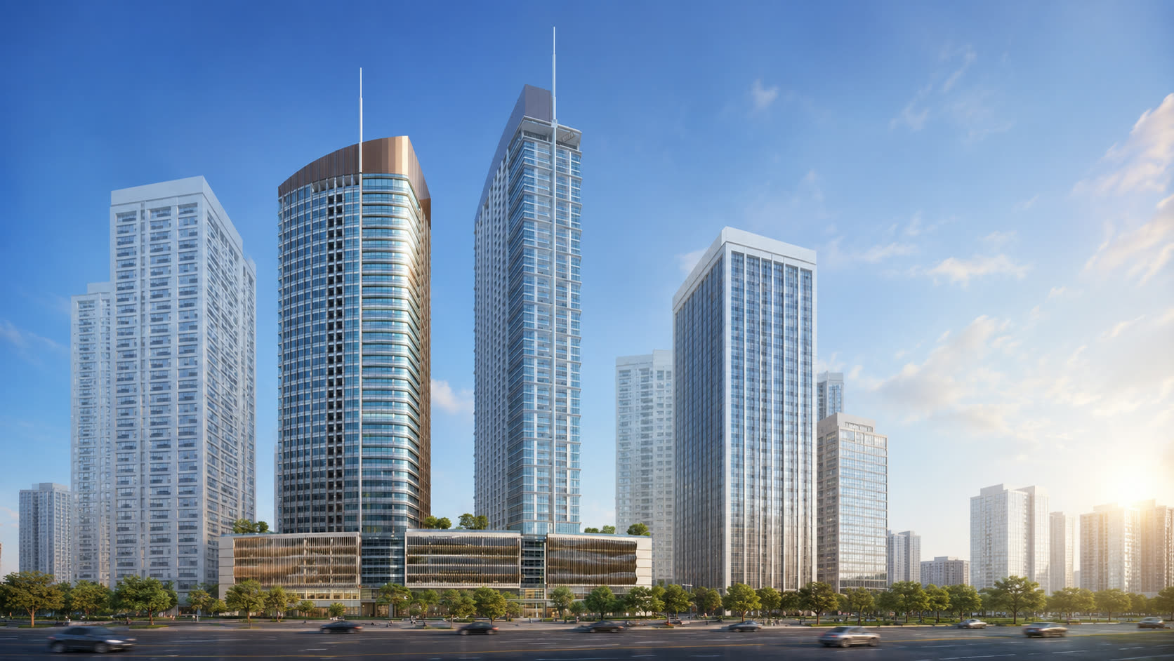 The Galleon mixed-use towers in Ortigas Center